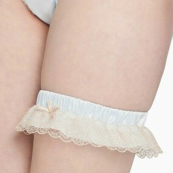BLUSH LINGERIE Dream of Blue CHERISH Garter - Picture 1 of 2